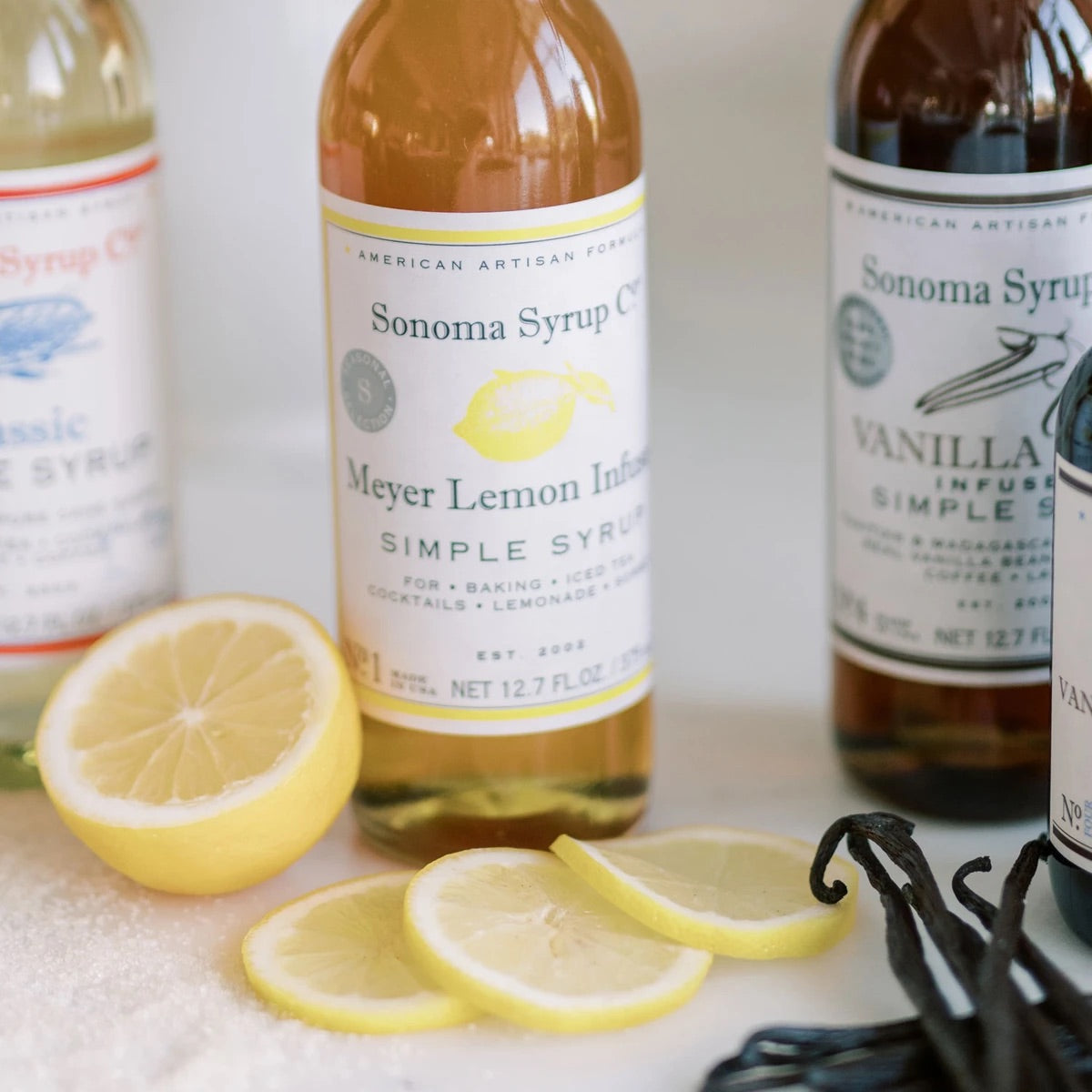Meyer Lemon Infused Simple Syrup